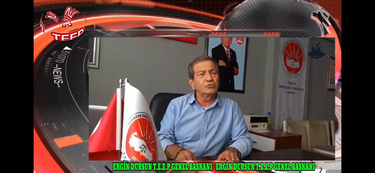 TEEP GENEL BAŞKANI ERGİN DURSUN ÜLKE GÜNDEMİNİ YORUMLUYOR